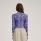 Santa Cruz Γυναικεία μακρυμάνικη μπλούζα Delfino Flower Mesh Crop LS Top